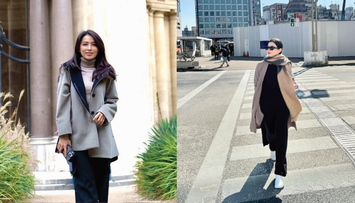 Kolase foto Iris Wullur dan Lina Priscilla.