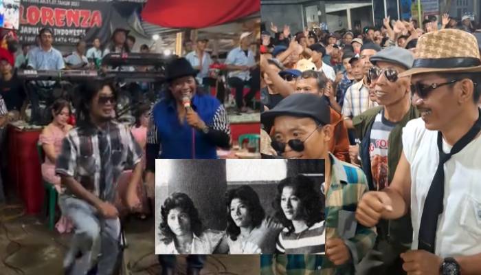 OM Lorenza viral dengan lagu Tambal Ban  yang diciptakan tahun 1981.