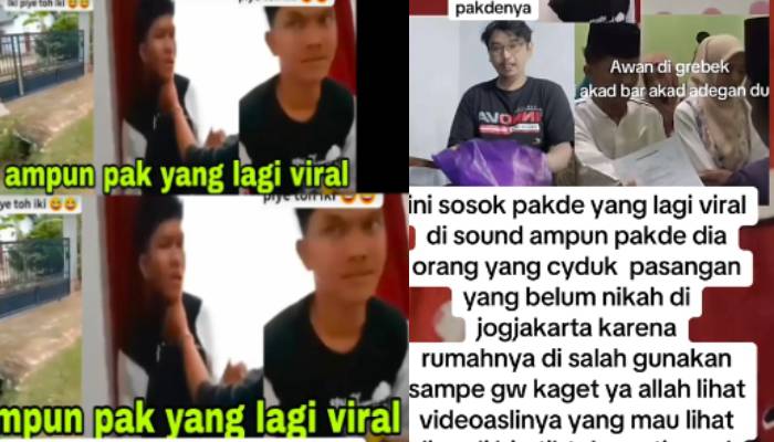Viral ampun pakde di TikTok.