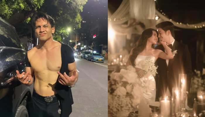 Jefri Nicol ditinggal nikah Sheninna Cinnamon dan Angga Yunanda di Bali.