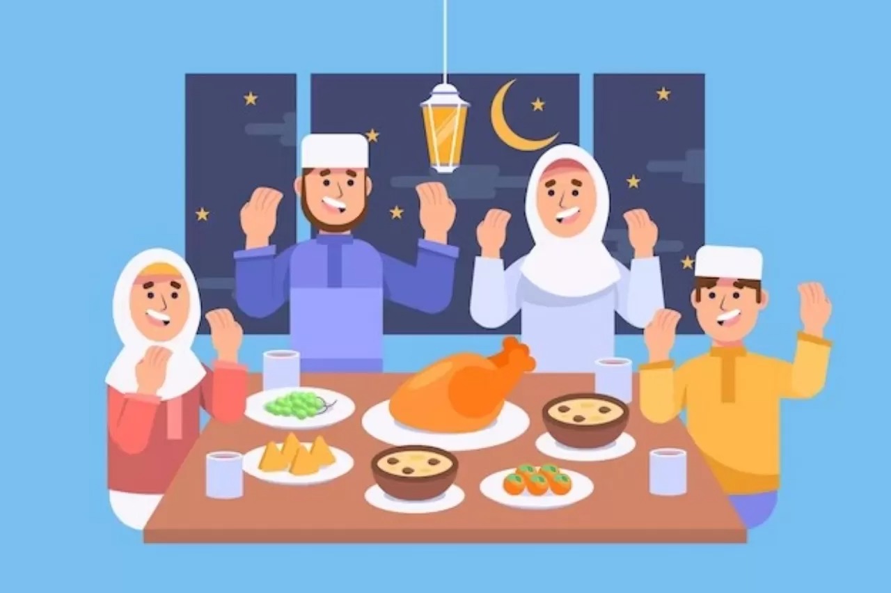 Ilustrasi kegiatan Ramadhan