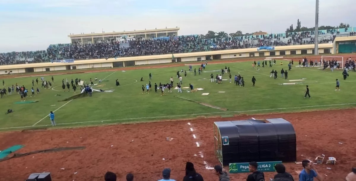 Potret insiden di Tuban Sport Center.