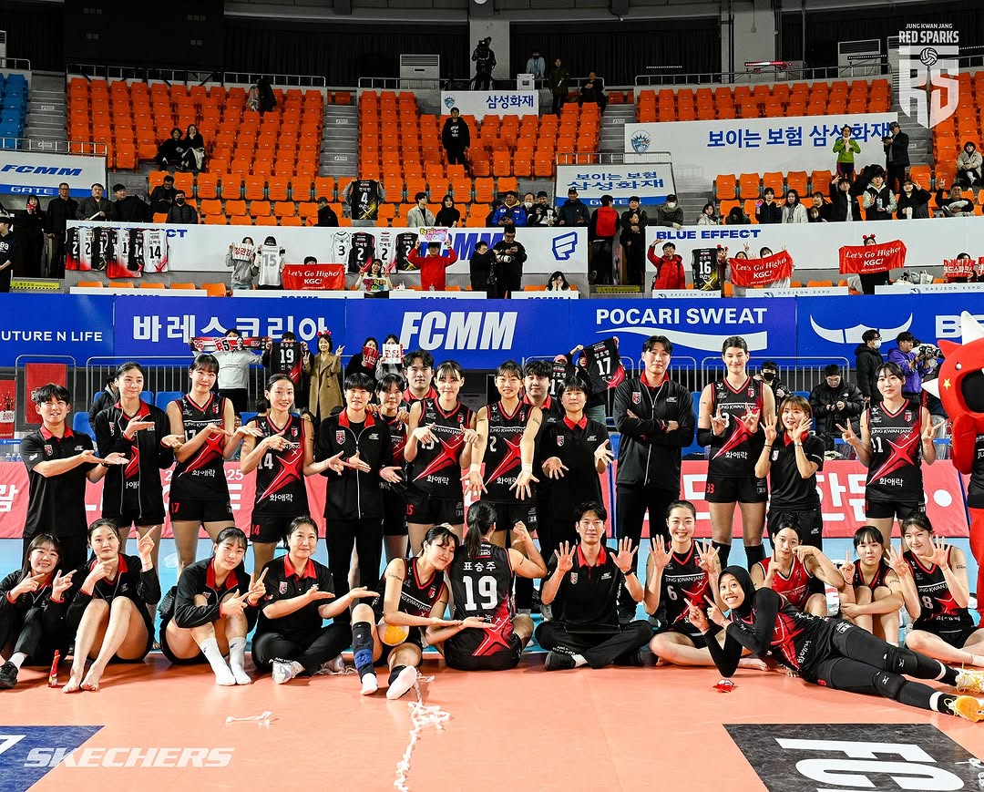 Skuad Daejeon JungKwanJang Red Sparks.