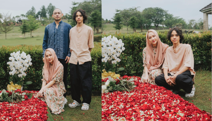 BCL ziarah ke makam Ashraf Sinclair usai 5 tahun kepergiannya.