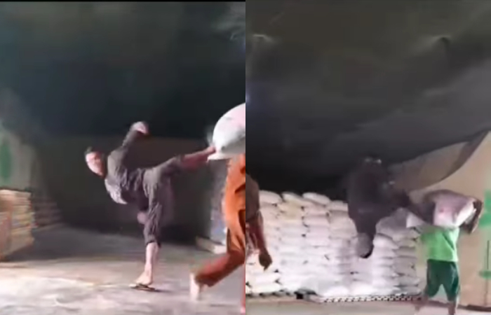 Viral kuli di Jambi diperlakukan tak manusiawi oleh sosok diduga mandor.