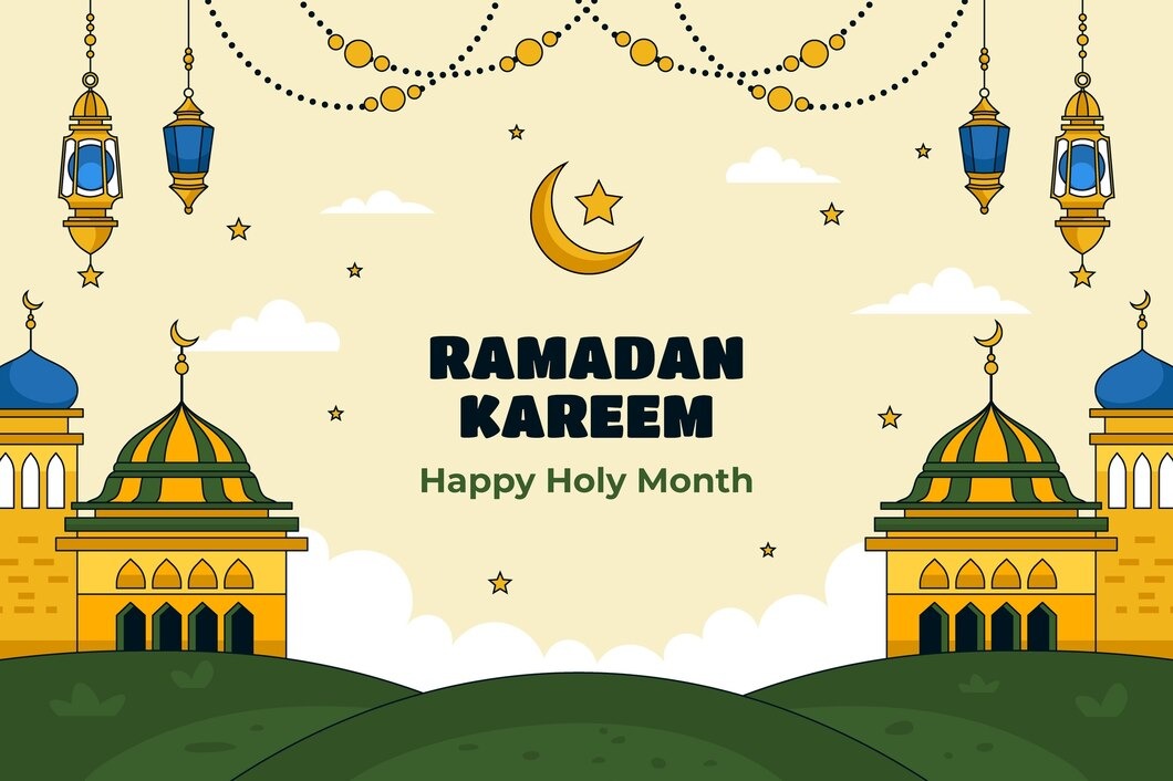Ucapan Marhaban Ya Ramadhan untuk menunaikan ibadah puasa di tahun 2025.