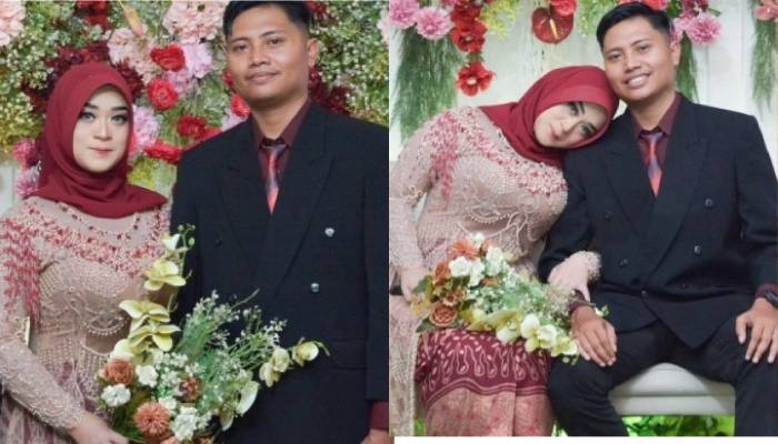 Pernikahan Bu Guru Salsa dan Luqman Hakim.