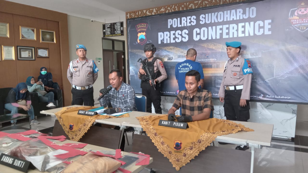 Satreskrim Polres Sukoharjo berhasil mengungkap kasus pencurian dengan pemberatan.