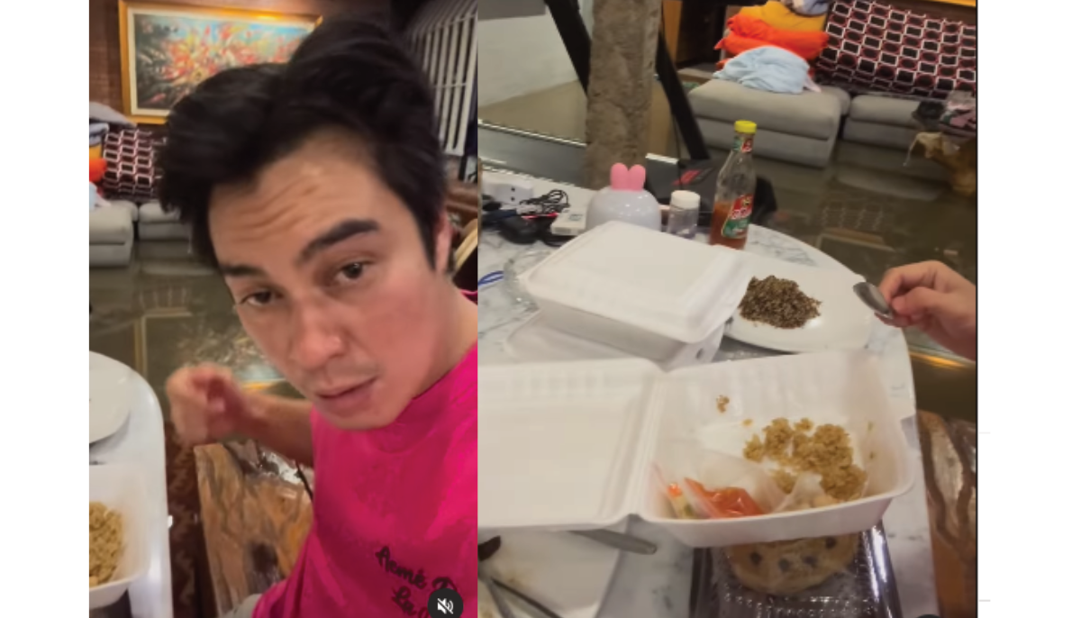 Kondisi rumah Baim Wong yang turut jadi korban kebanjiran di Jakarta.