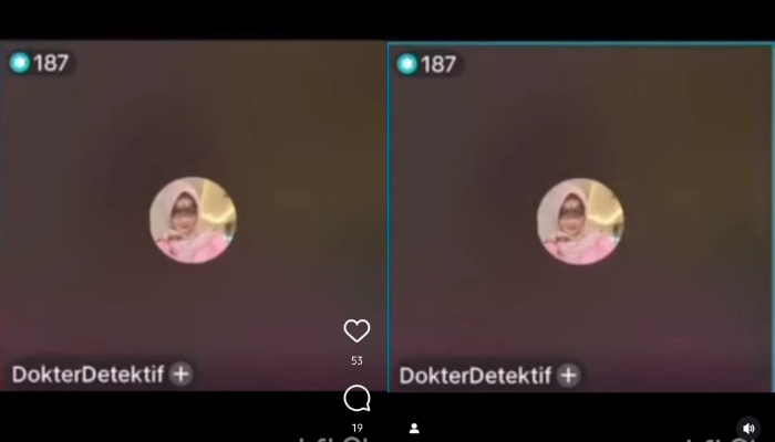 Tangkapan layar unggahan suara yang diduga Dokter Detektif.