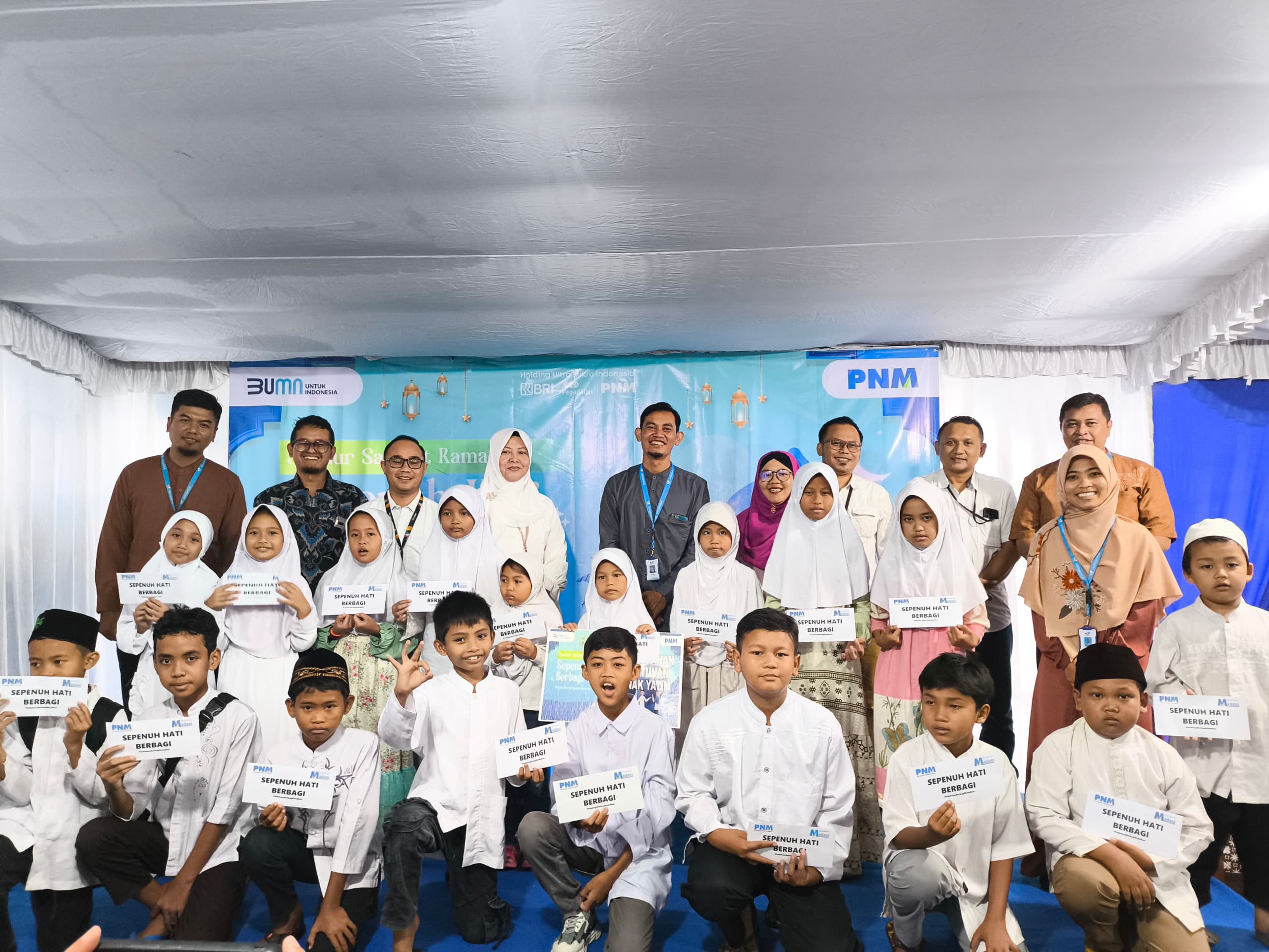 PNM Wonogiri dan SOLOPEDULI gelar buka puasa bersama anak yatim.