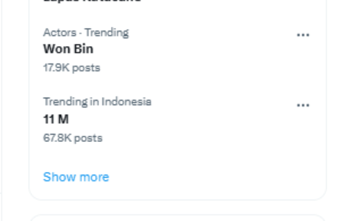 Tagar 11 M viral di X.