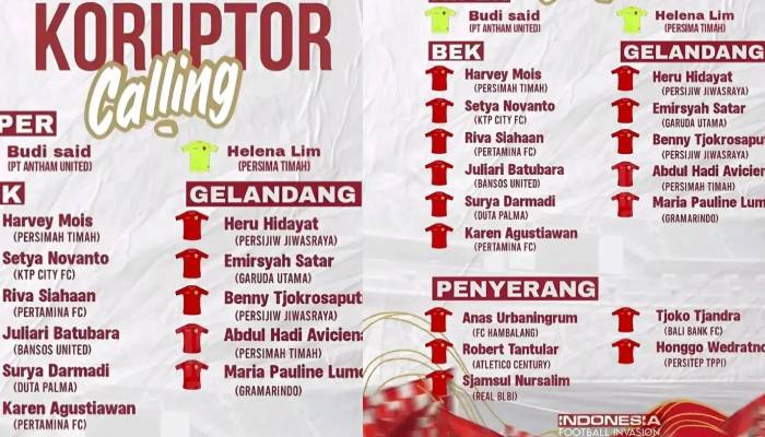 Koruptor Calling viral di sosial media.