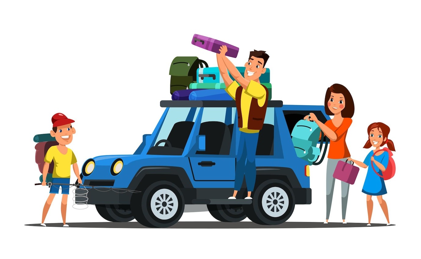 Ilustrasi mudik di lebaran 2025.