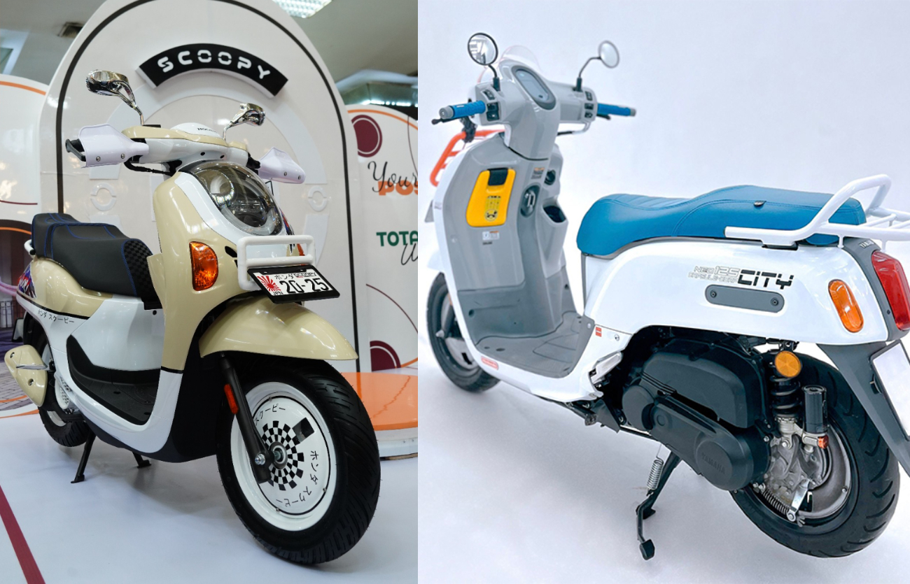 Perbandingan Yamaha Fazzio Hybrid vs Honda Scoopy.