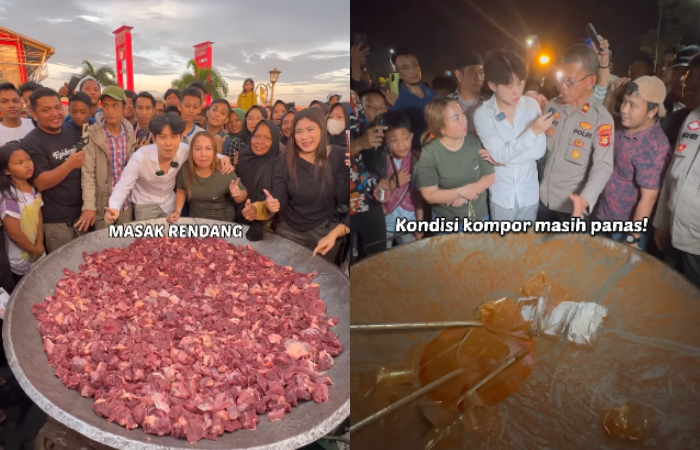 Viral konten Willie Salim masak rendang di Palembang berujung raib.