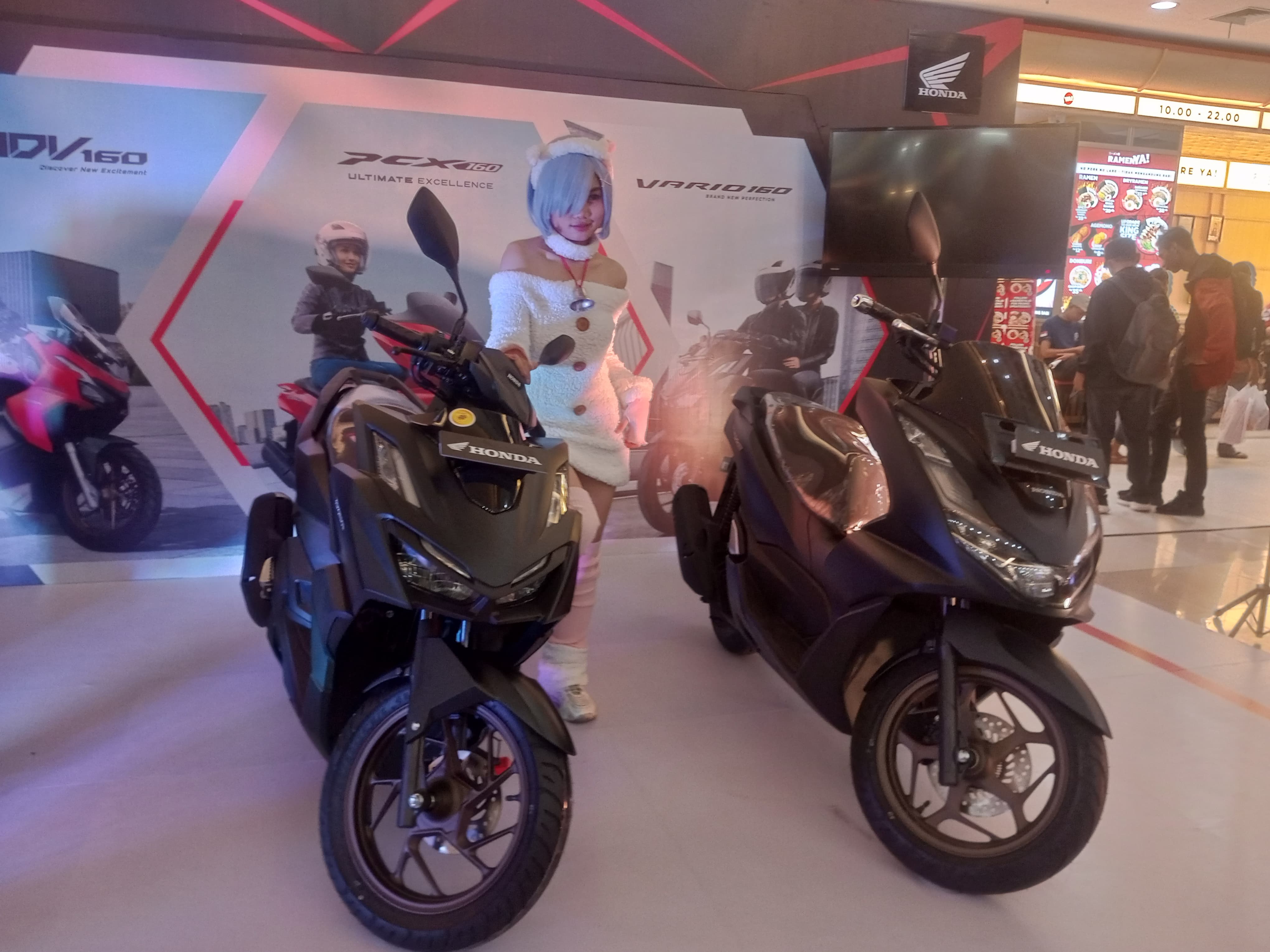 Honda Vario 160 dan Honda PCX 160.