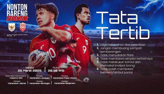 Poster Nobar di Balaikota Solo.
