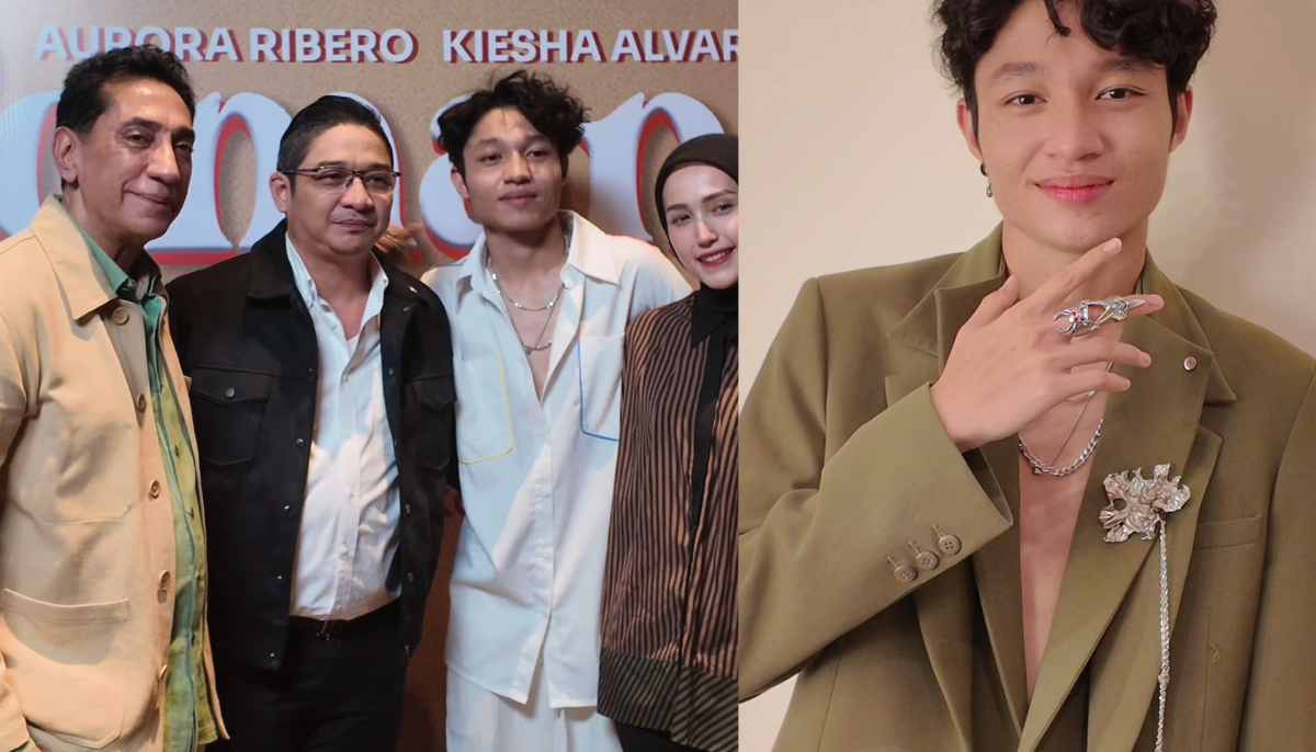 kiesha alvaro berhasil membuat Pasha Ungu menangis di film Komang.
