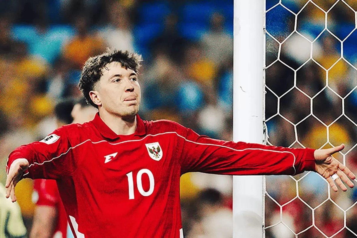 Penyerang Timnas Indonesia Ole Romeny.