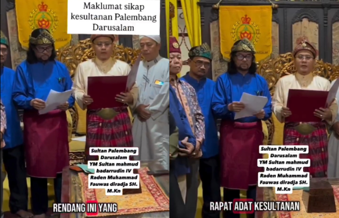 Kesultanan Palembang sampaikan  tuntutan ini ke Willie Salim.