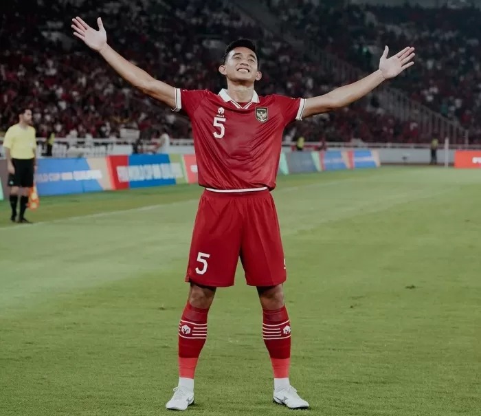 Rizki Ridho berpeluang menjadi starter jelang lawan Bahrain.