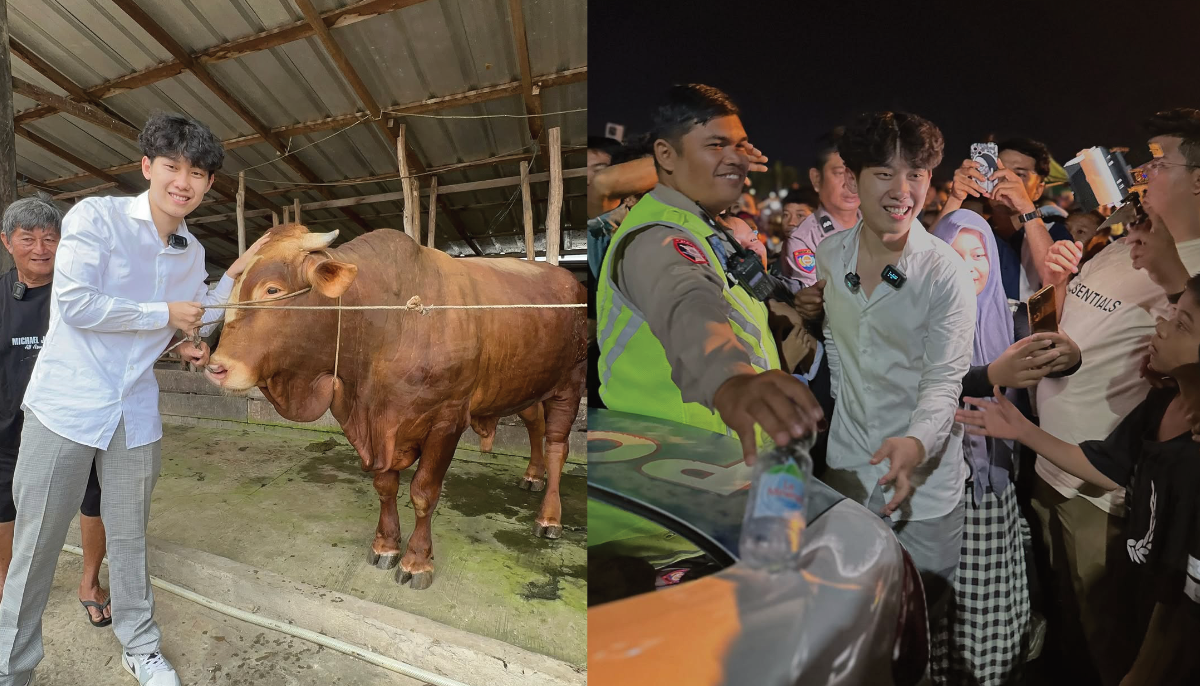 Willie Salim masak rendang sapi di Palembang hingga viral.
