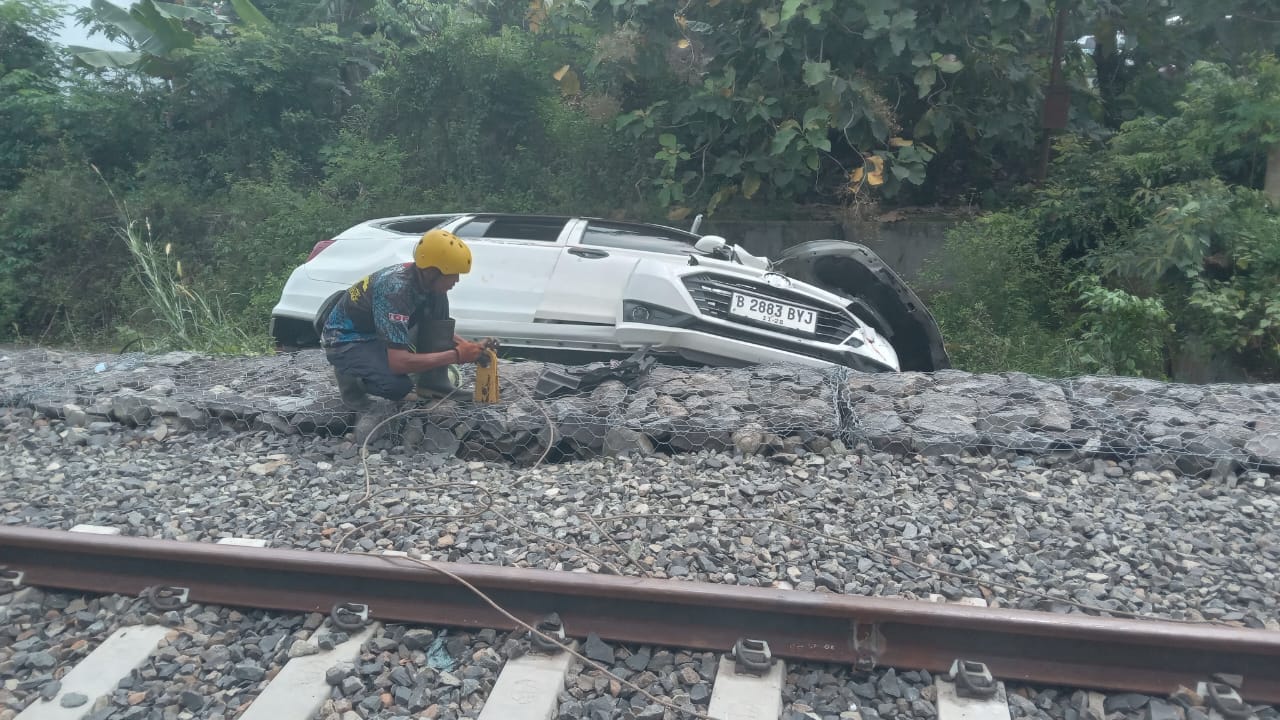 Kecelakaan KA Batara Kresna di Sukoharjo.
