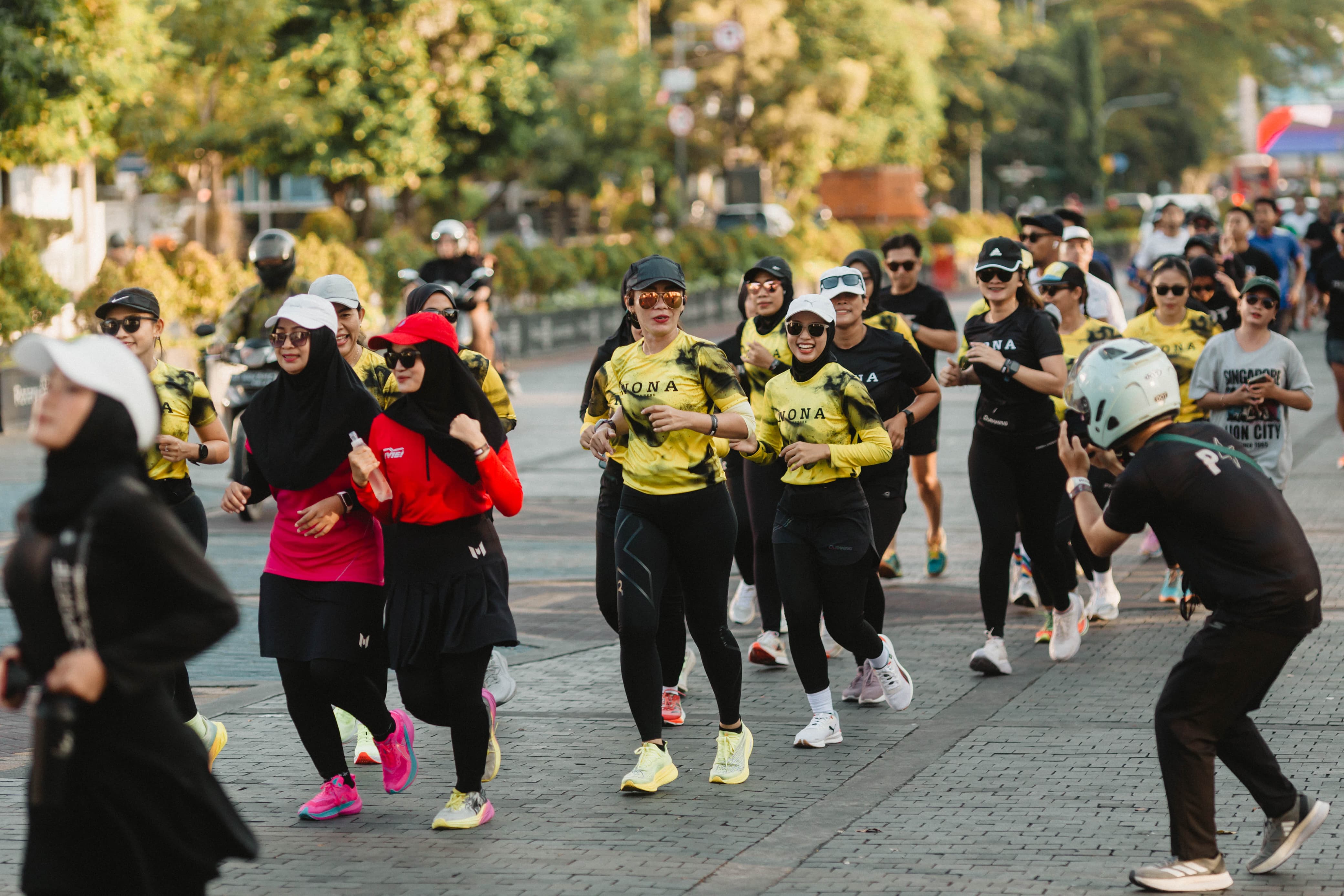 Event komunitas lari di Solo.