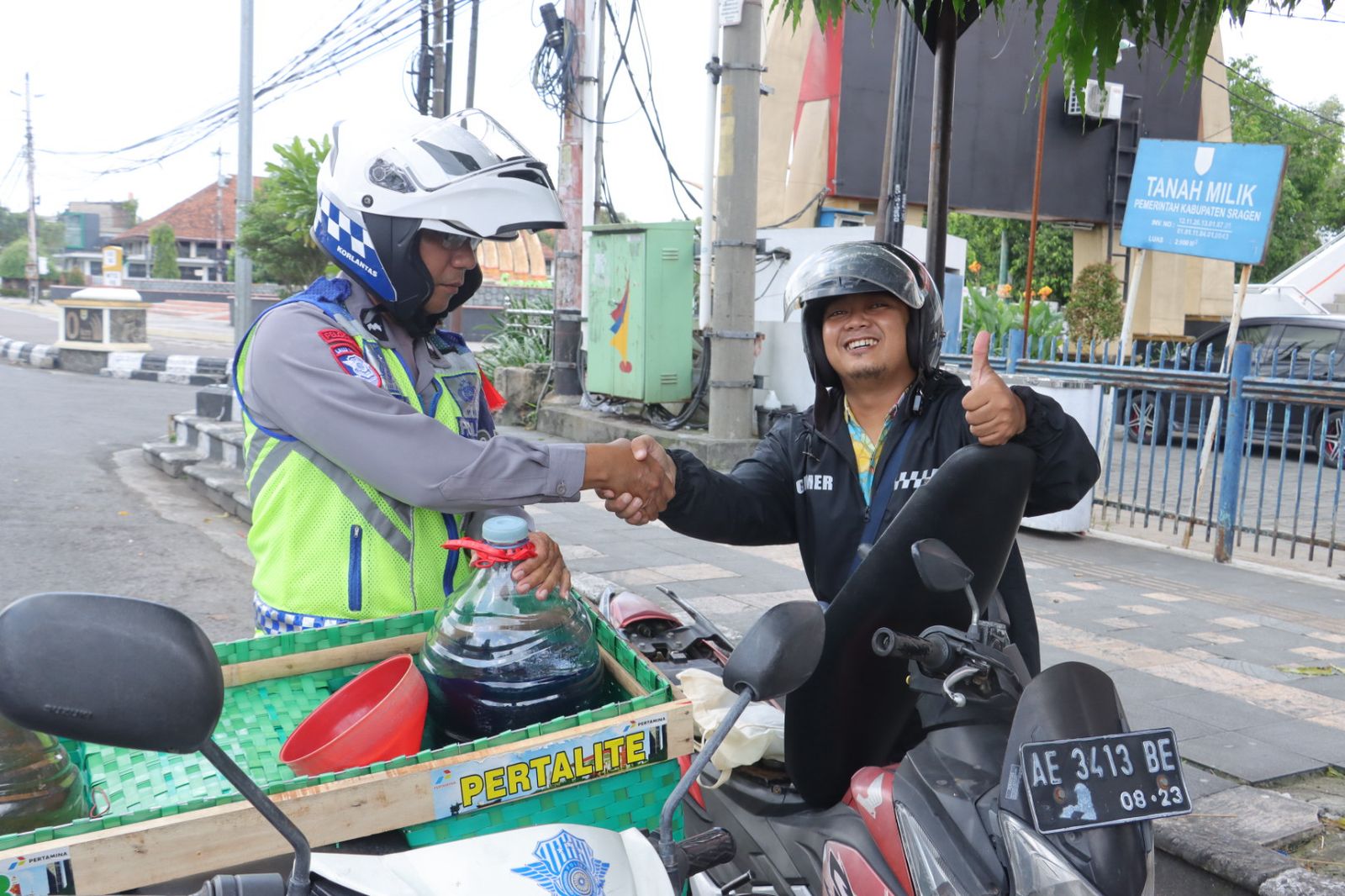 Sigap : Satlantas Polres Sragen Luncurkan BBM Mobile