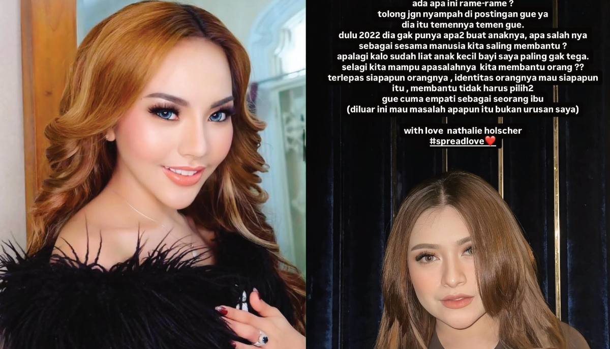 Nathalie Holscher Ungkap Alasan Bantu Lisa Mariana saat hamil.