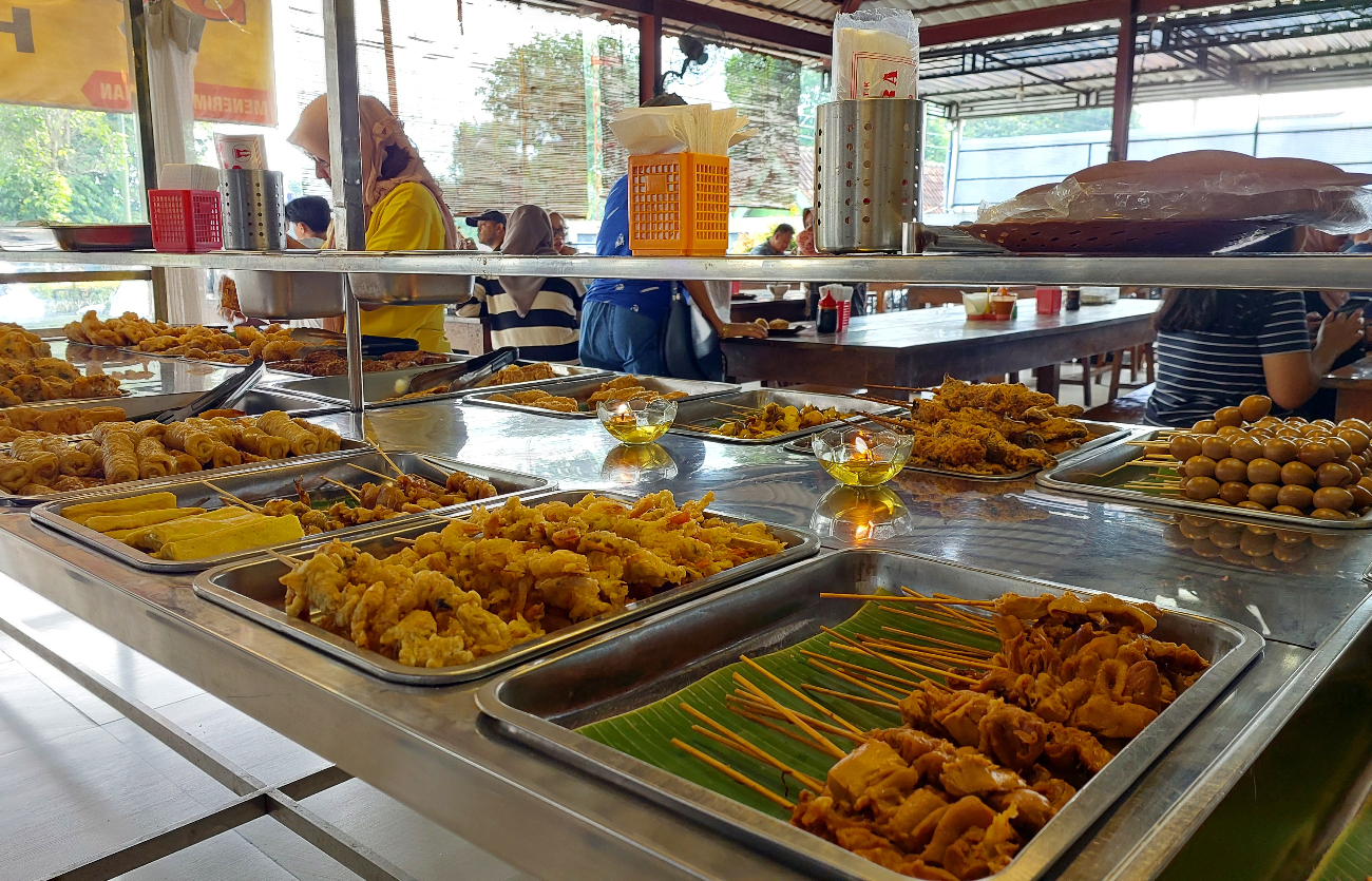 Sundukan yang jadi pelengkap Soto Boyolali.