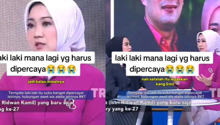 Video lama Atalia Praratya viral usai singgung kesetiaan Ridwan Kamil.