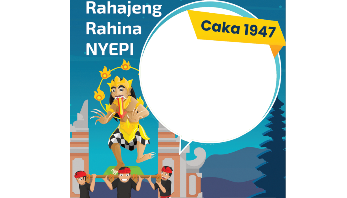 Twibbon Peringatan Hari Nyepi 2025.
