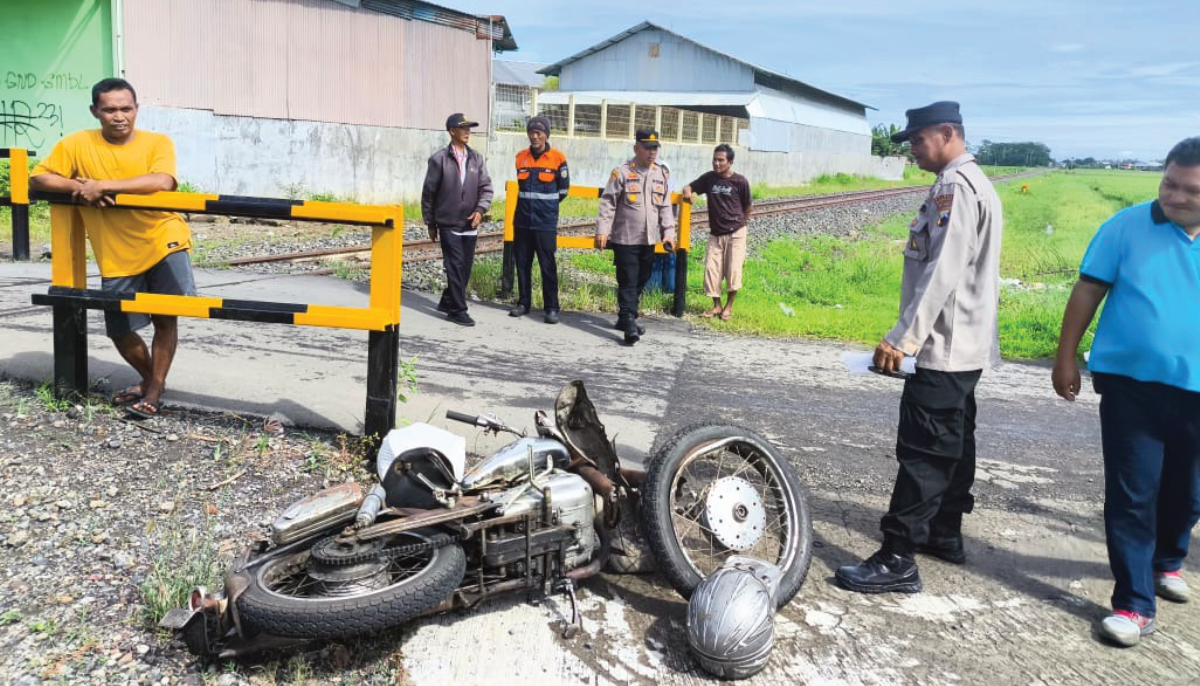 KA Bathara Kresna Kembali Alami Kecelakaan di Perlintasan Tanpa Palang Pintu Nguter
