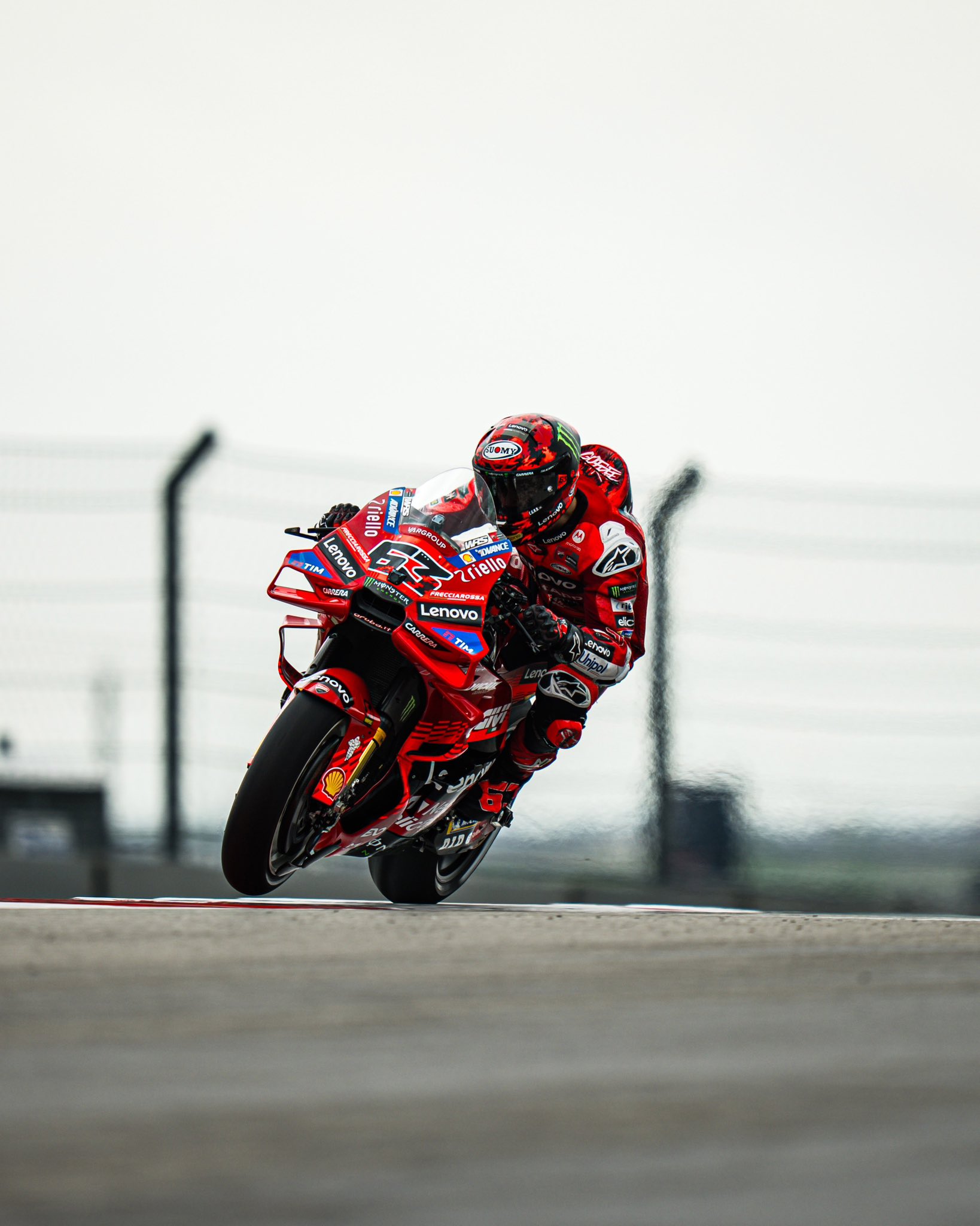 Hasil MotoGP Amerika 2025 - Marc Marquez terjatuh saat memimpin balapan, Pecco Bagnaia akhirnya berhasil meraih kemenangan pertama