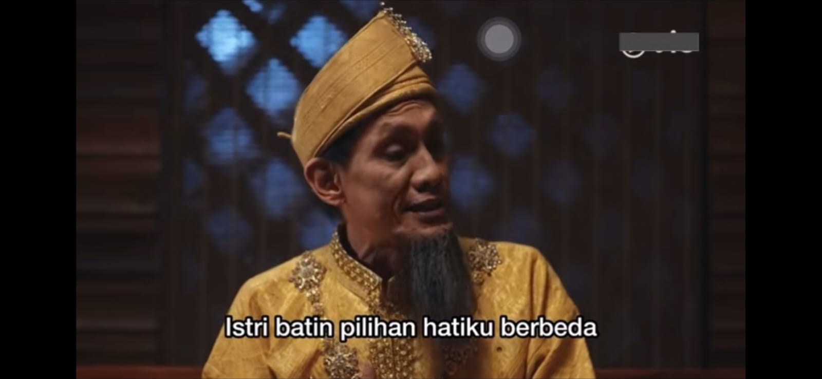 Salah satu cuplikan sosok Walid di drama Bidaah.