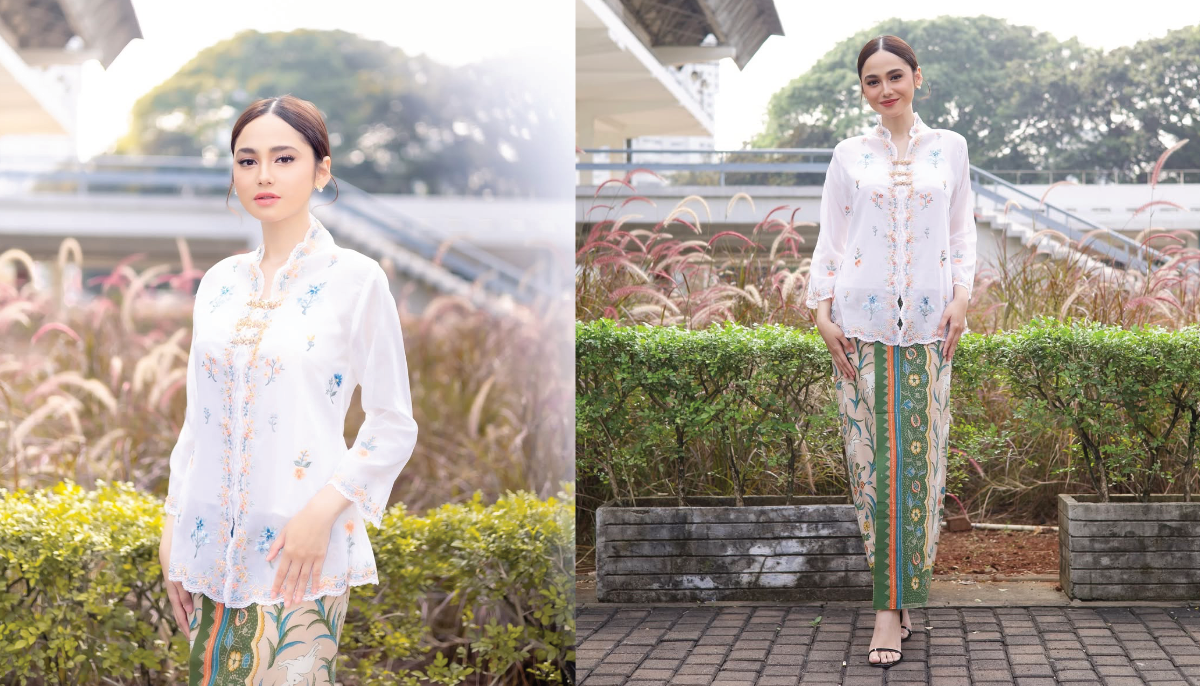 Kebaya di peringatan hari kartini 2025, Syifa Hadju saat berkebaya.