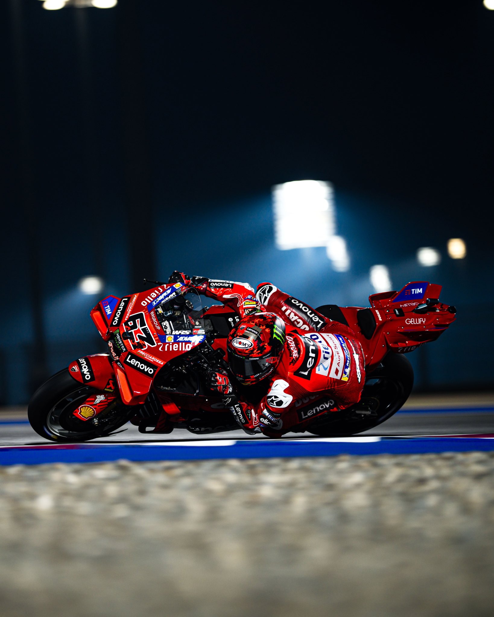 Francesco Bagnaia ungkap alasan kesulitan bersaing dengan rekan setimnya, Marc Marquez di sprint race MotoGP Qatar 2025