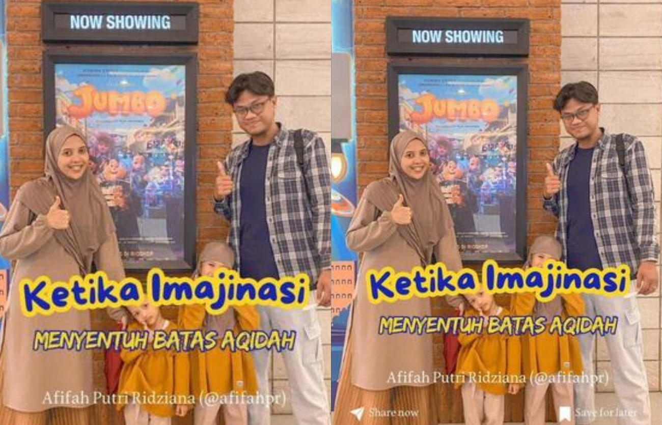 Afifah Putri Ridziana yang singgung soal aqidah saat kritik film animasi Jumbo.