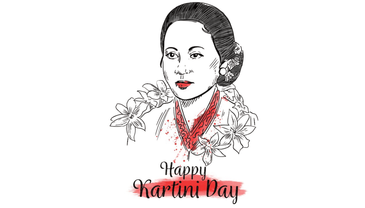 Peringatan hari kartini pada 21 April 2025.