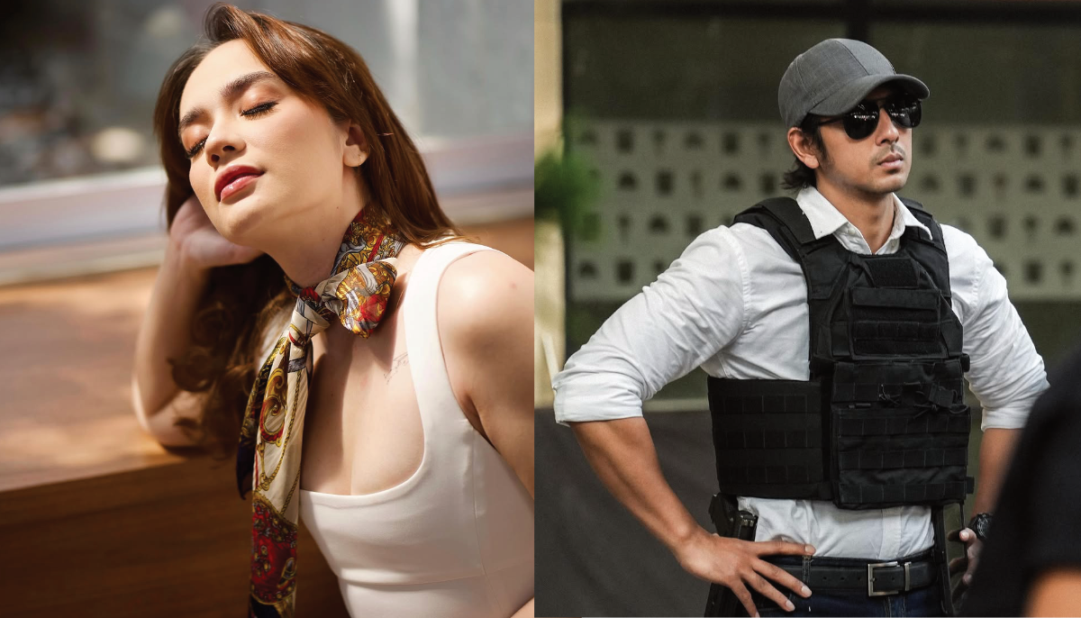 Kolase foto Putri Anne dan Arya Saloka.