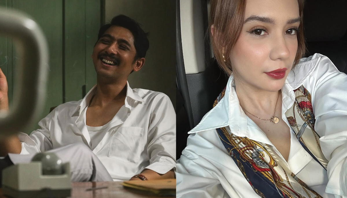 Kolase foto Putri Anne dan Arya Saloka.