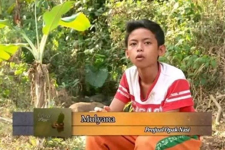 Mulyana saat masih bocah di acara Orang Pinggiran.