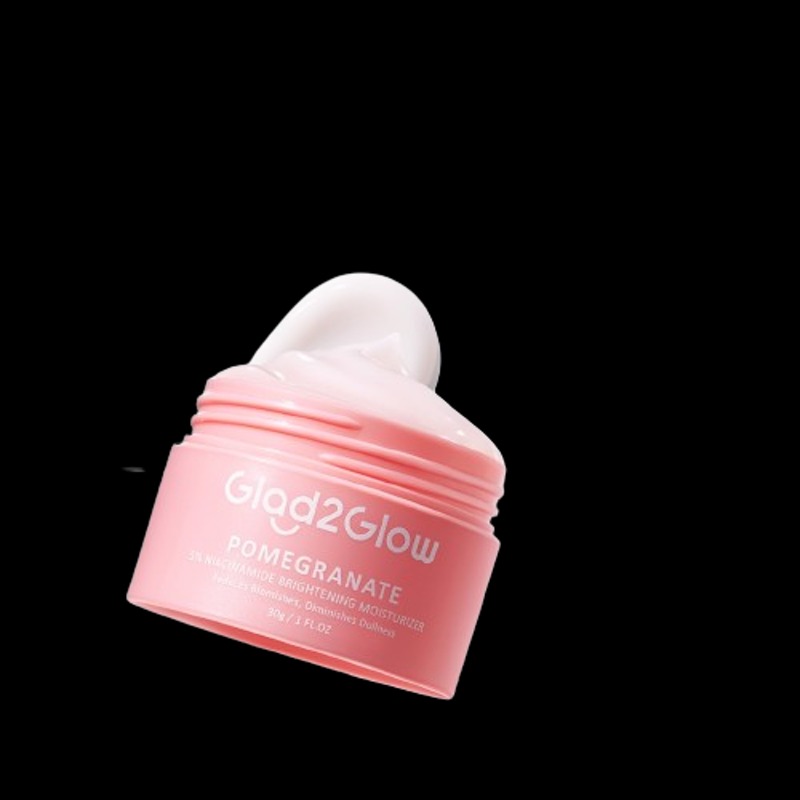 Glad2Glow Pomegranate 5% Niacinamide Brightening Moisturizer