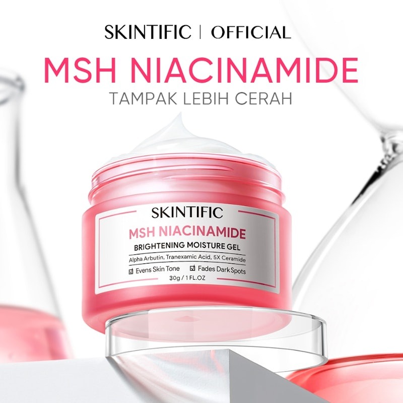 SKINTIFIC MSH Niacinamide Brightening Moisturizer.