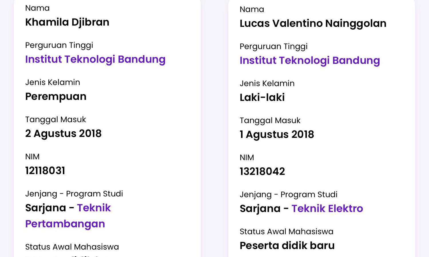 Viral Khamila Djibran dan Lucas Valentino Nainggolan diduga jadi joki UTBK.