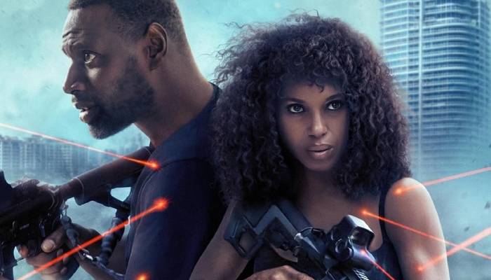 Film Shadow Force yang dibintangi Omar Sy dan Kerry Washington.