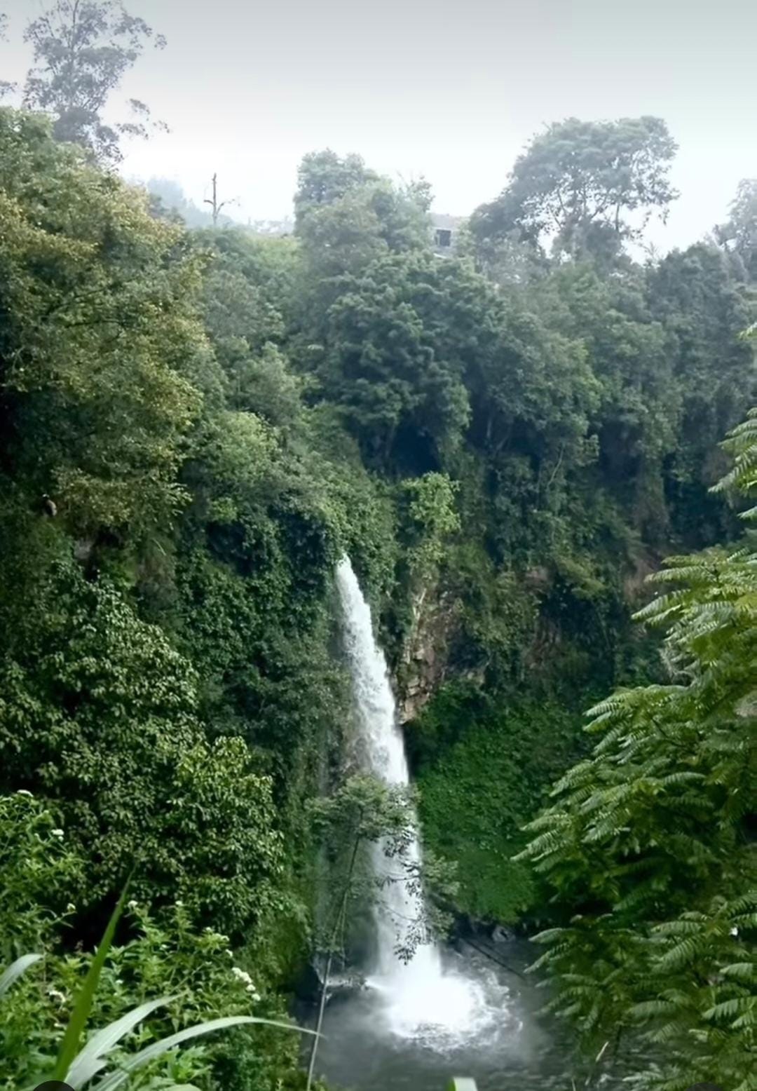 Wisata alam air terjun Curug Bubrug.