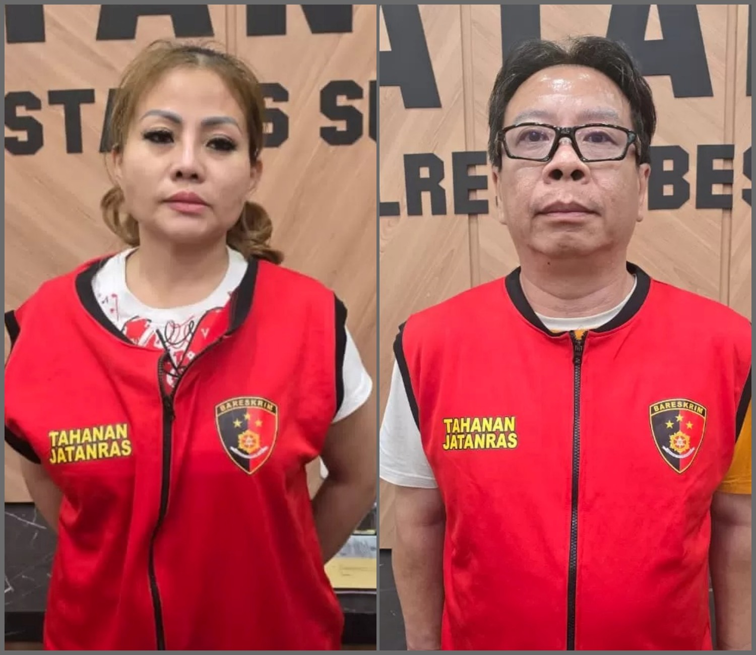 Jan Hwa Diana dan suami Handy Soenaryo ditahan Kasus pengerusakan mobil di Surabaya.